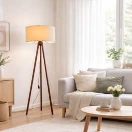 Opviq Lámpara de Pie Beige AYD - 2581